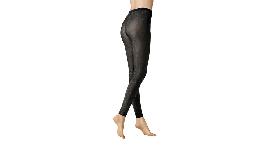 KUNERT Damen Leggings Botanic 60 DEN Black