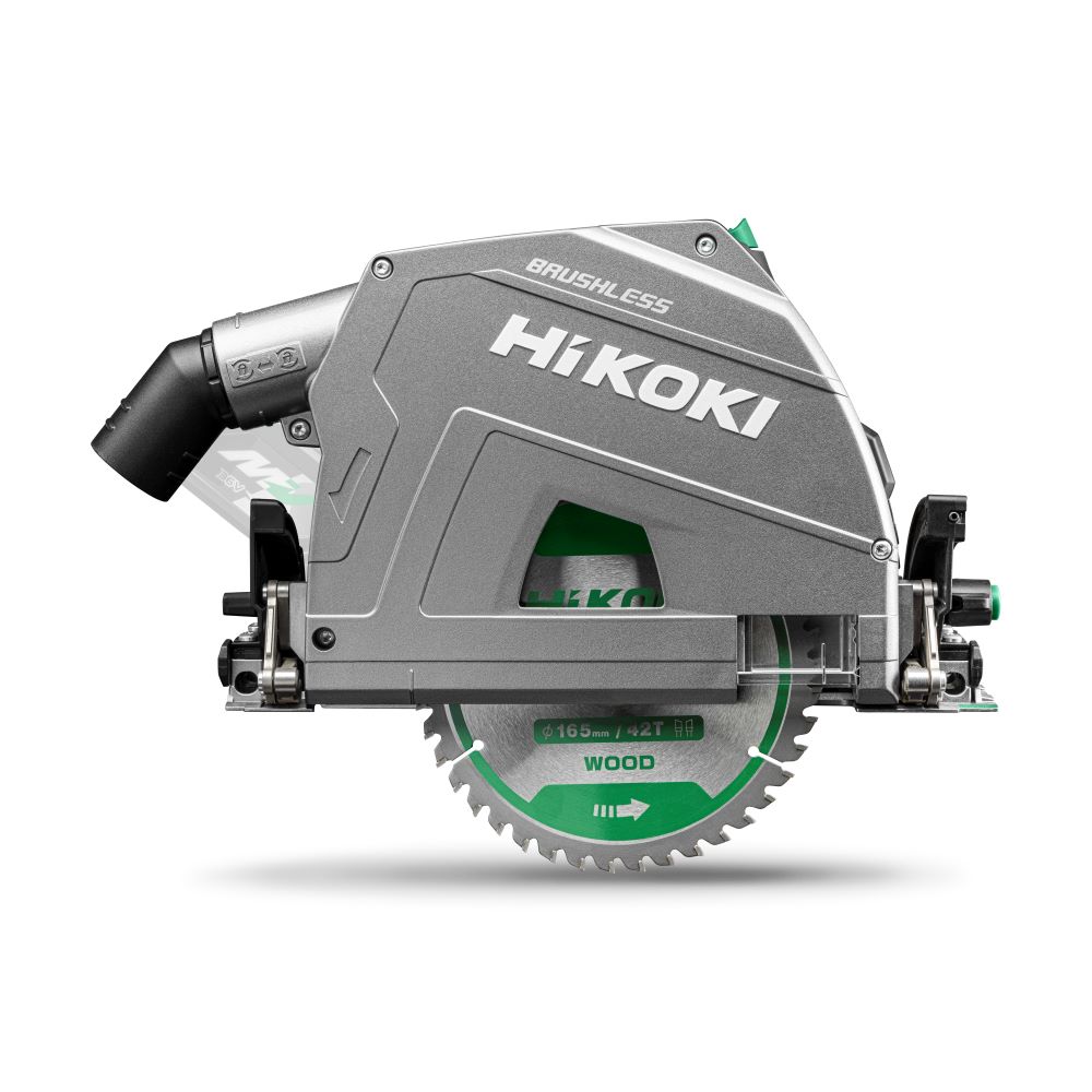 Scie circulaire alternative à batterie HiKOKI C3606DPAW2Z 66 mm Multivolt 36 V (batterie et chargeur non inclus) dans un coffret HiKOKI System Case IV