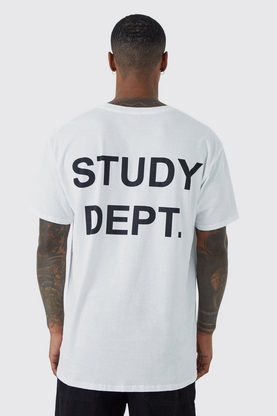 Oversize T-Shirt mit Student Slogan