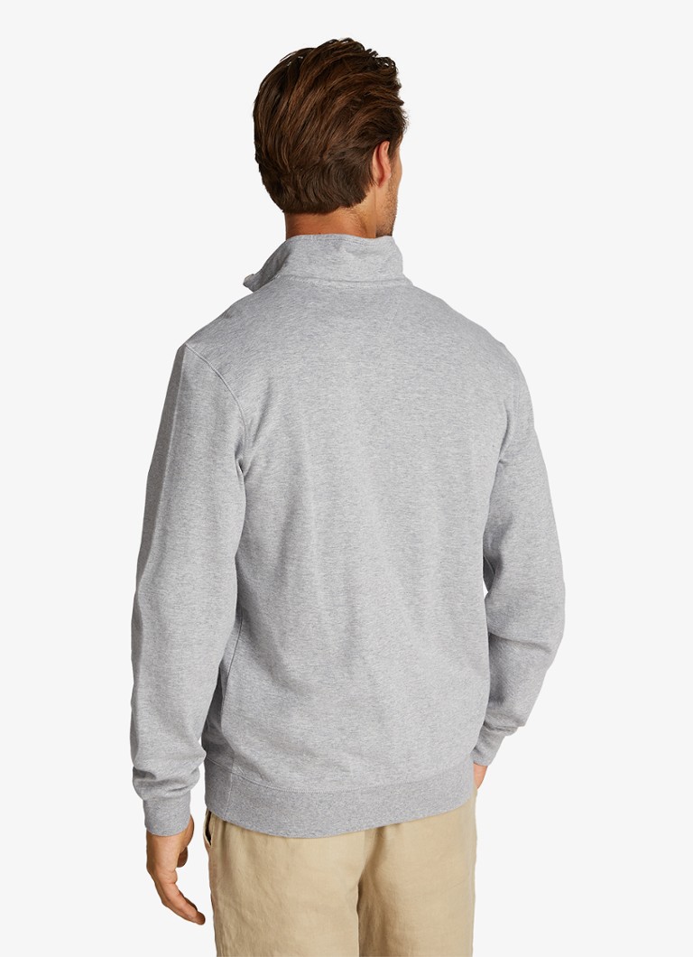 Tommy Hilfiger sweater with half zip and logo