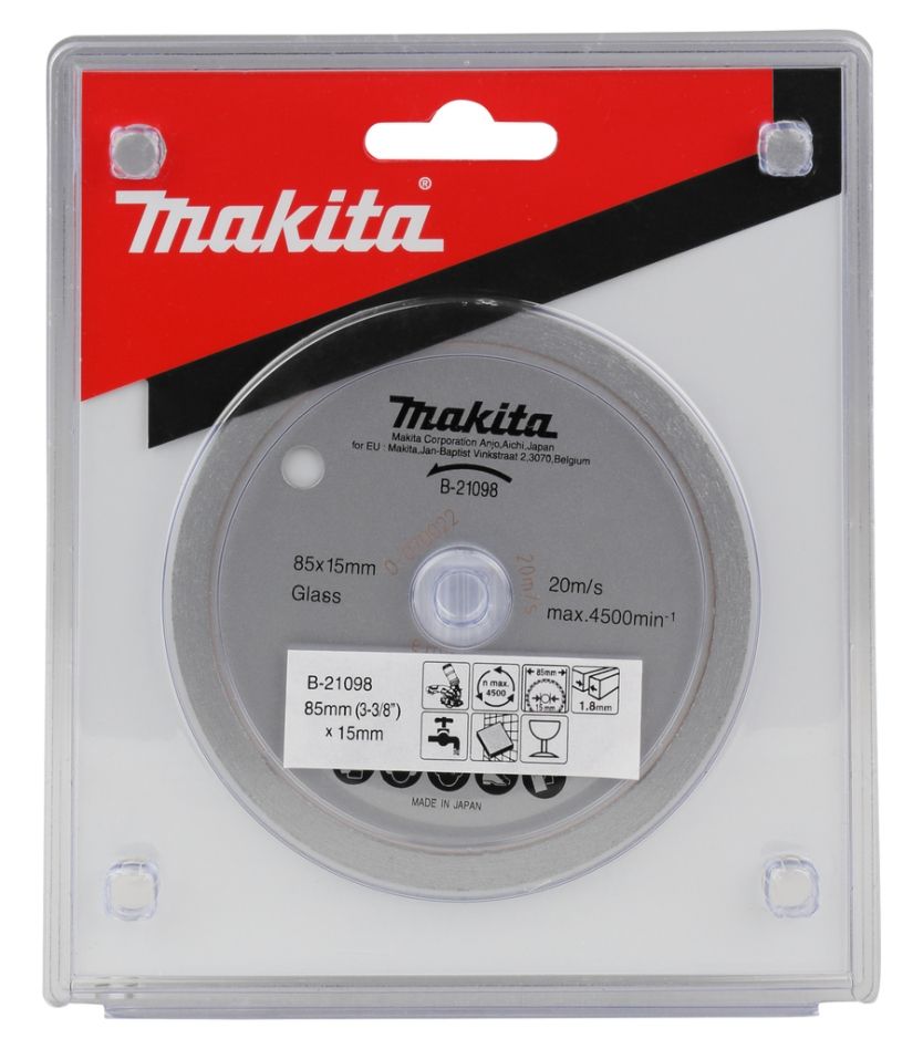 Disco diamantado Makita B-21098 85x15x1,8 g/m²