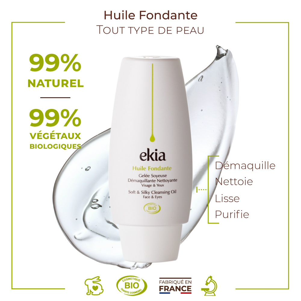 ekia Huile Fondante Démaquillant