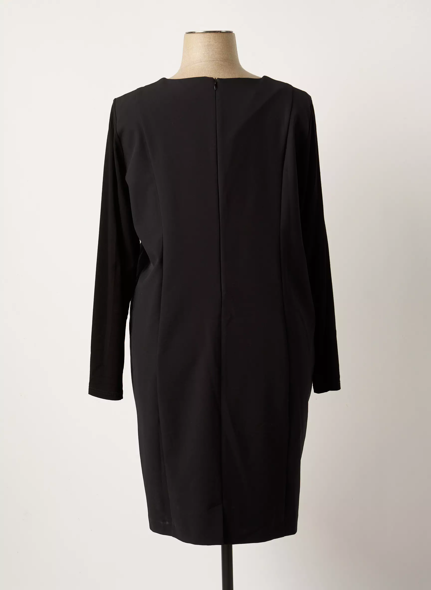 Pause Cafe Robes Mi Longues Femme couleur noir