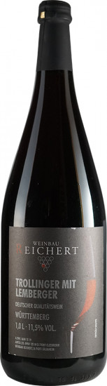 2021 Trollinger mit Lemberger halbtrocken 1,0 L - Weinbau Reichert