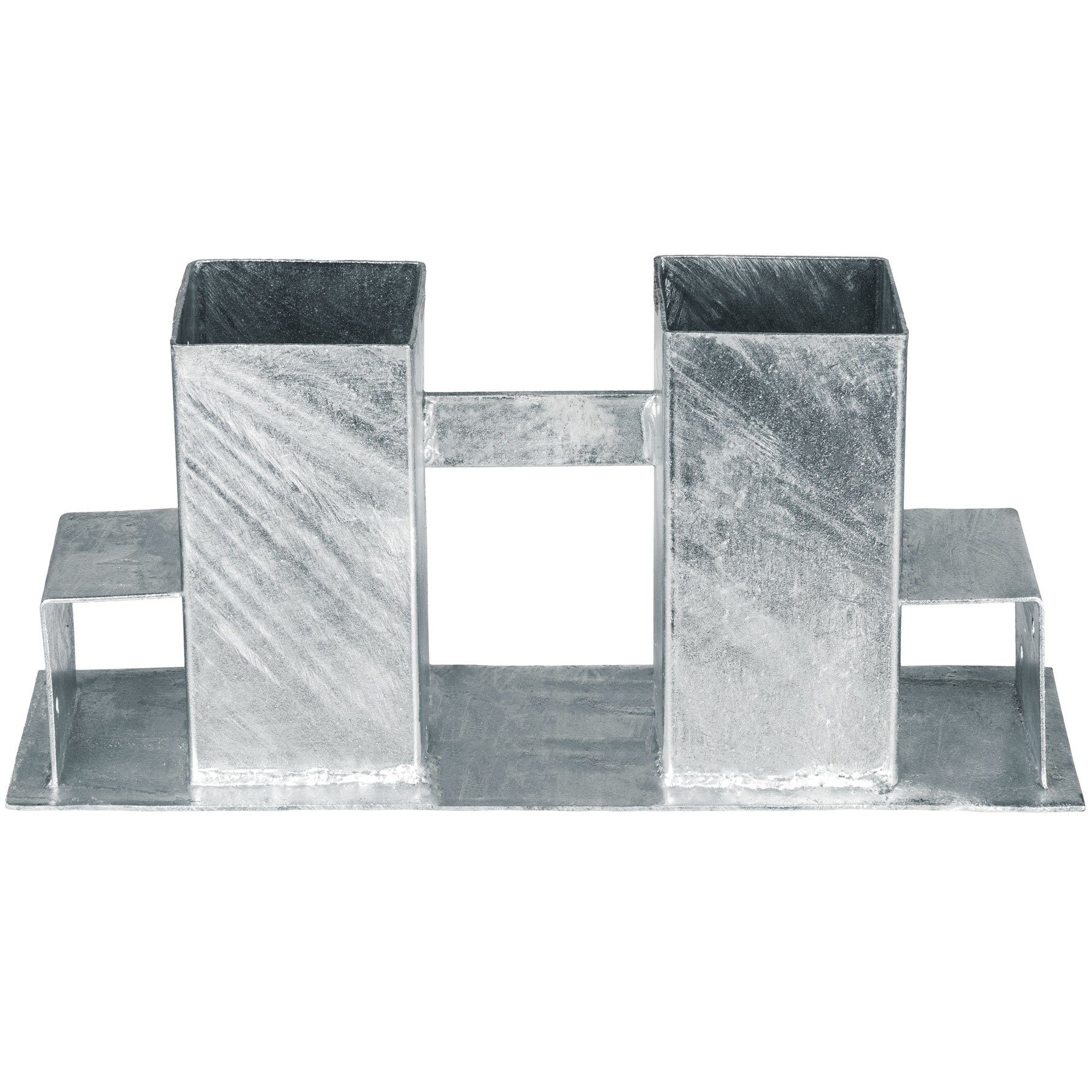 tectake Kaminholzregal Holzstapelhilfe feuerverzinkt 2-tlg., BxTxH:10,00x34,00x15,00 cm
