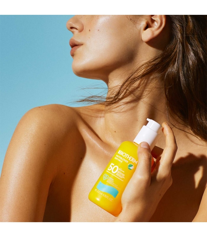 BIOTHERM-WATERLOVER  LAIT SOLAIRE SPF30-Lait Solaire Visage et Corps