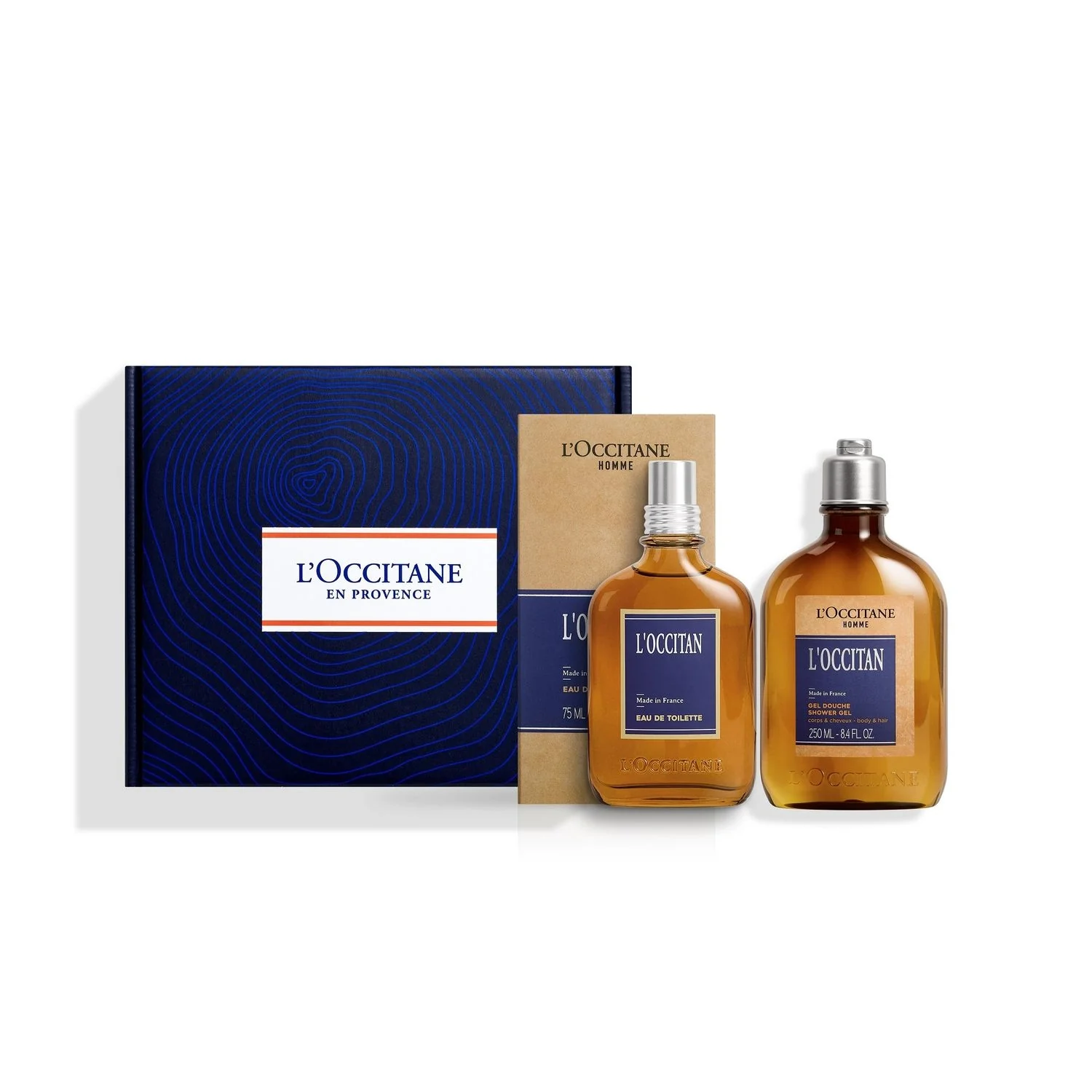 Set de fragancias L'Occitan - Set de perfumes para hombre y set corporal
