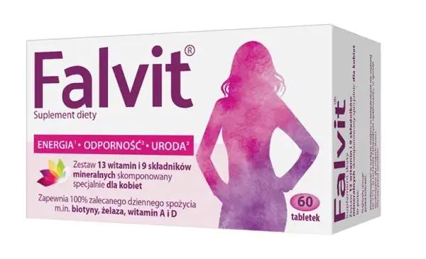 „Falvit“, vitaminų ir mineralų rinkinys moterims, tabletės