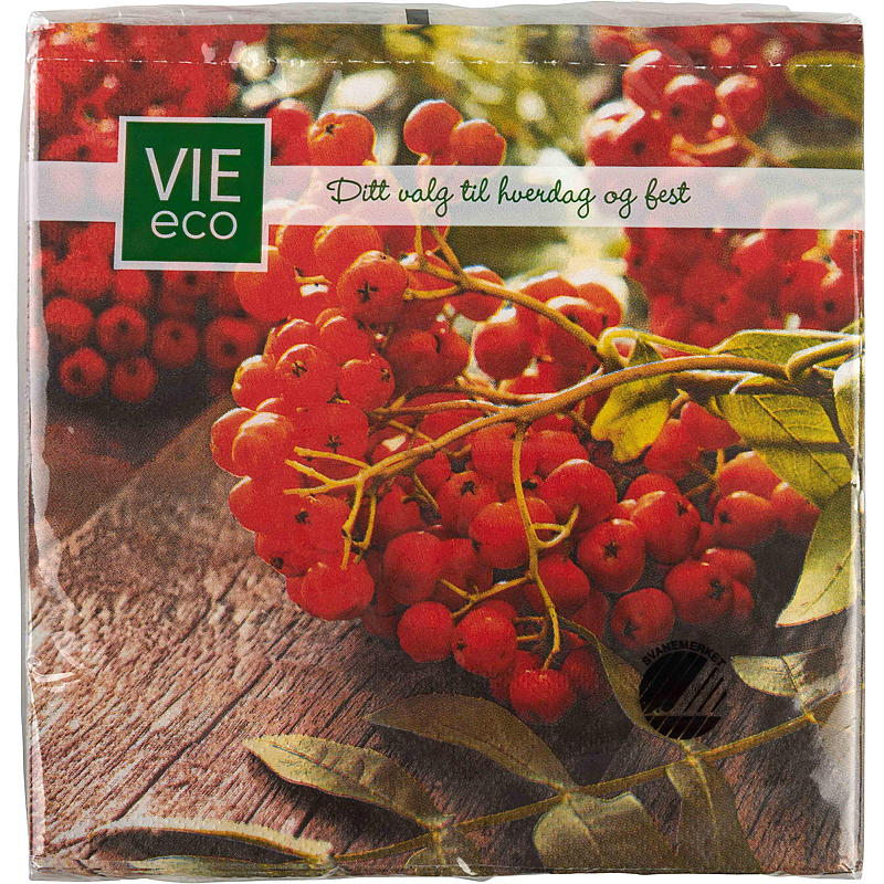 Vie Eco Servietter 20-pk 33x33 cm, Høst