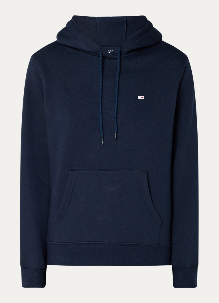Mikina s kapucí Tommy Hilfiger s klokaní kapsou a logem