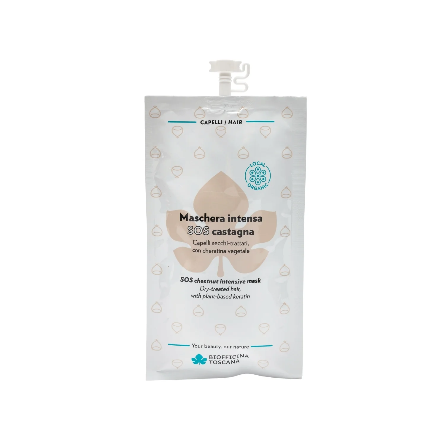 SOS Line Intense Chestnut Mask - Drausminanti/nuo šiaušimosi plaukų kaukė