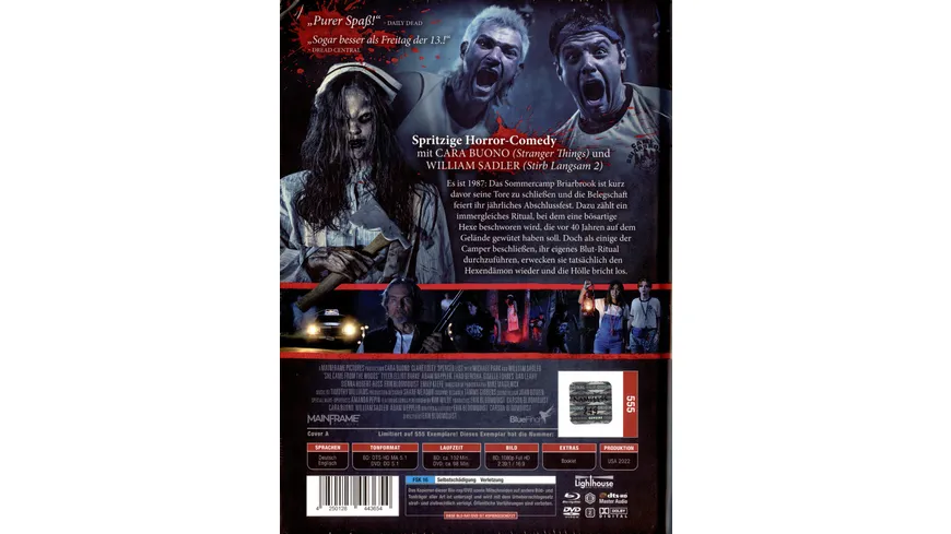 She came from the Woods - Uncut - Mediabook - Limited Edition  (Blu-ray+DVD)
