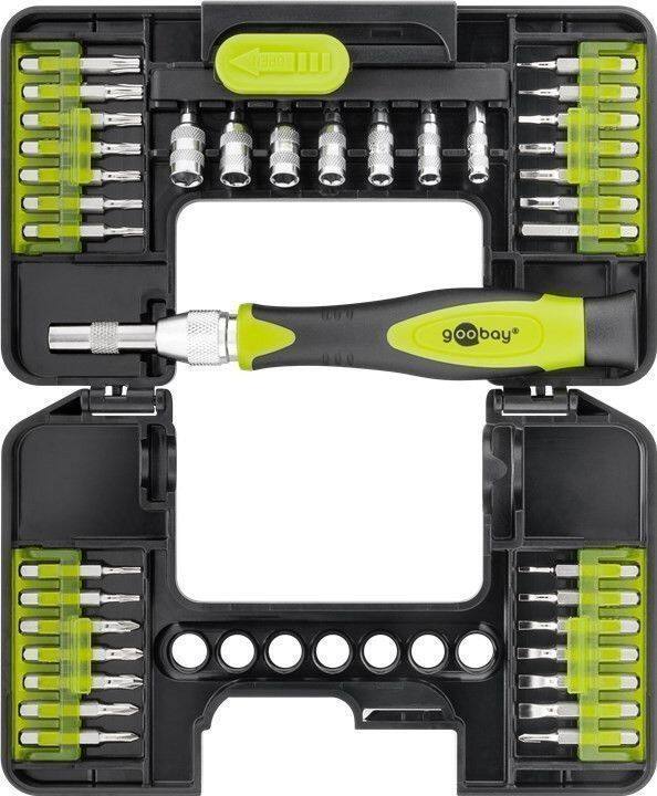 Wentronic Schlitz, Torx, Phillips, Pozidriv, Externer Sechseck, Quadrat Schraubenzieher set