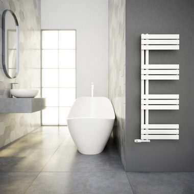 Aquabad® Badheizkörper FORNAX Handtuch Heizkörper Mittelanschluss 50mm, 40x115cm, 461W