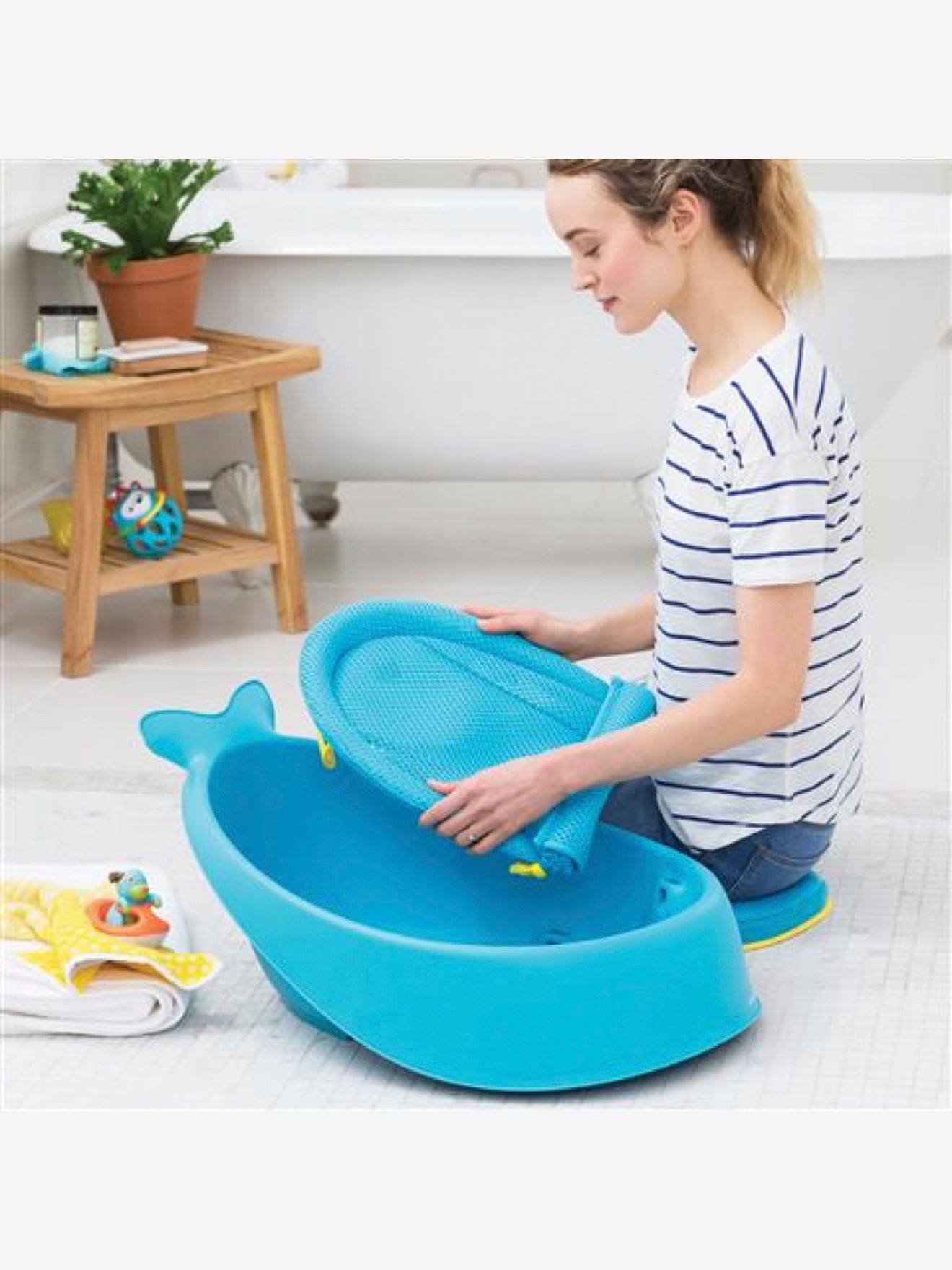 Baignoire évolutive Moby de SKIP HOP bleu