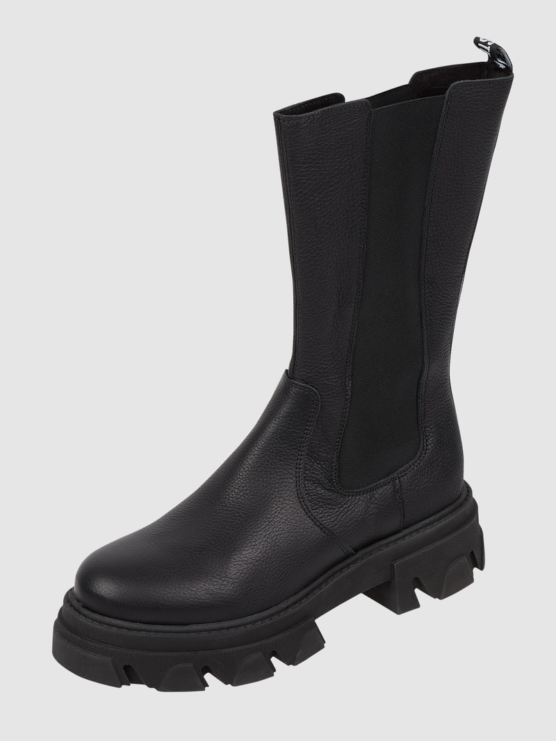 Chelsea Boots aus Leder Modell 'Ginola' in schwarz