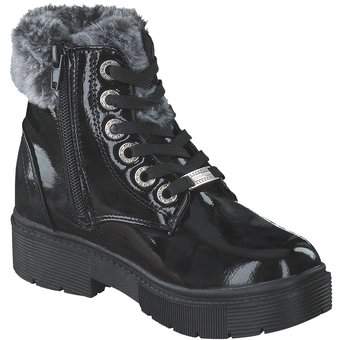 Dockers Schnür Boots in schwarz