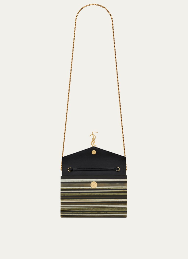 Miniaudiere Vicky de Saint Laurent din plexiglas