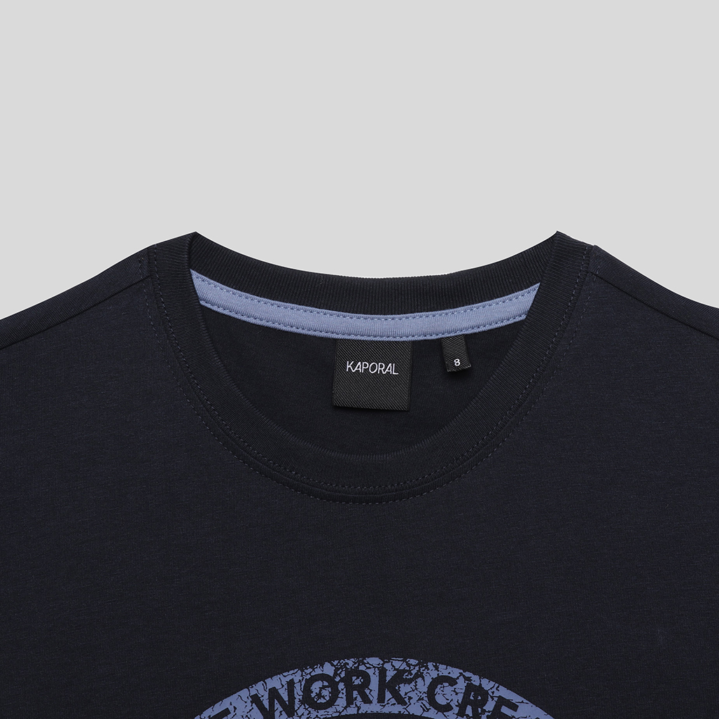 OKIDO  T-shirt bleu Garçon 100% coton