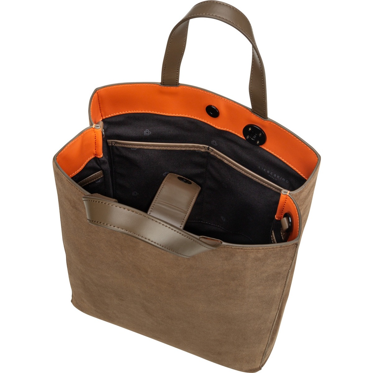 Handtasche Paper Bag M Suede