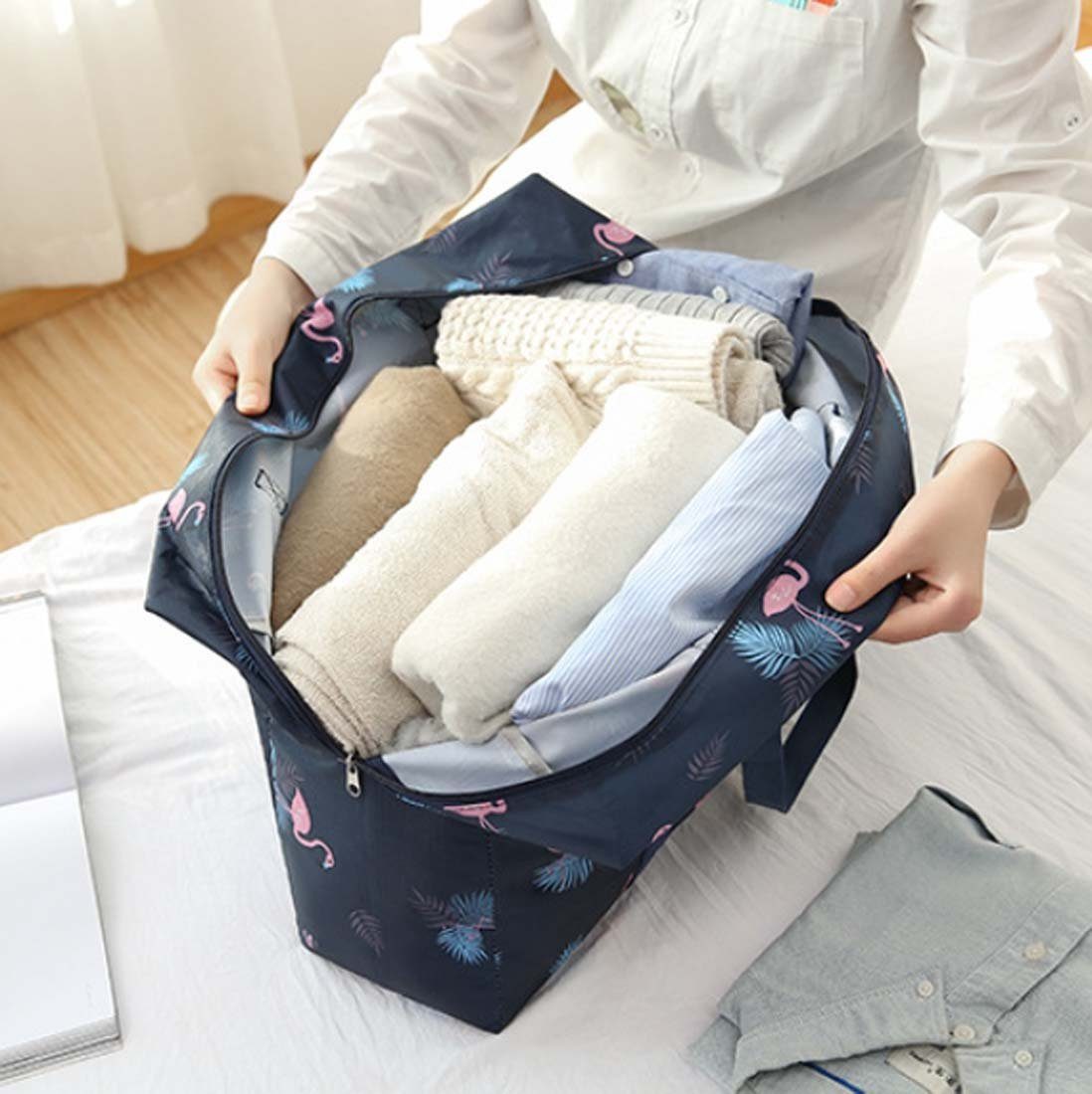 YANN Aufbewahrungstasche Wasserdichte, faltbare, tragbare Reisetasche, (große Organizer-Tasche, Boarding-Aufbewahrungsgepäcktasche, 1-tlg), Einkaufs-Umhängetasche für Damen und Herren
