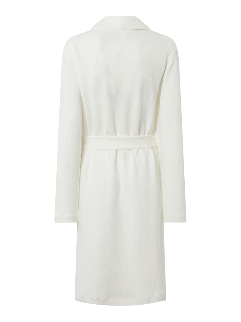 Bademantel mit Taillengürtel in offwhite