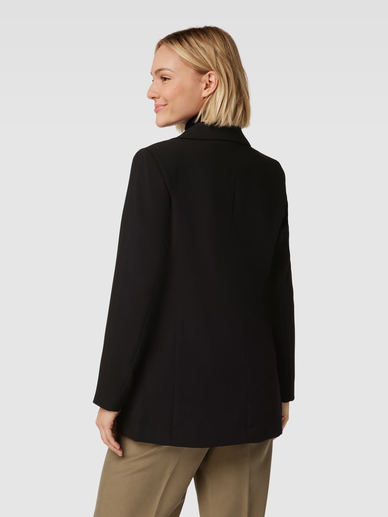 Blazer mit Reverskragen Modell 'Sigrid' in schwarz
