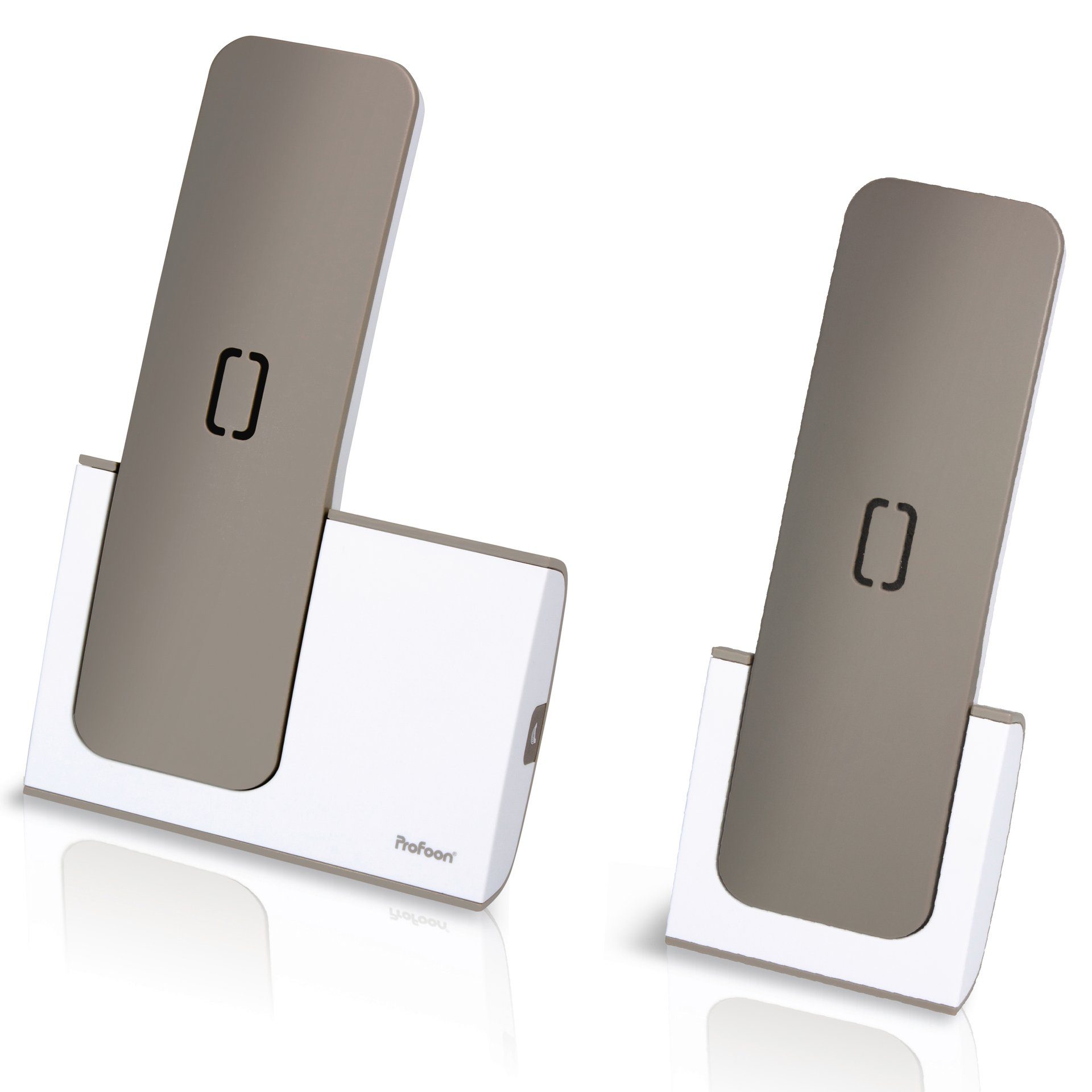 Profoon PDX-8420TE DECT-Telefon mit 2 Mobilteilen Schnurloses DECT-Telefon