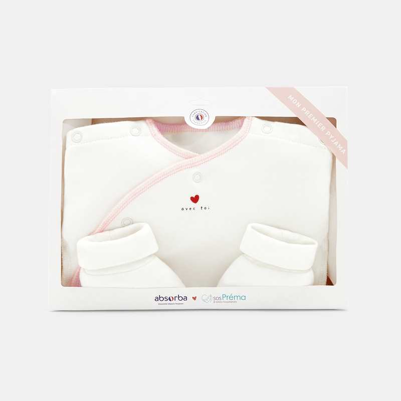 Pyjama prématuré rose naissance Absorba