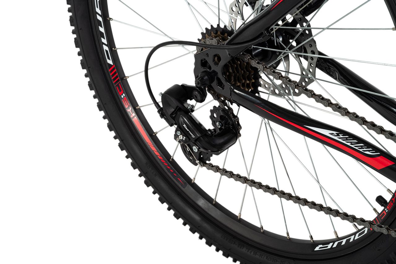KS Cycling Mountainbike Hardtail 26'' Sharp schwarz-rot RH 51 cm