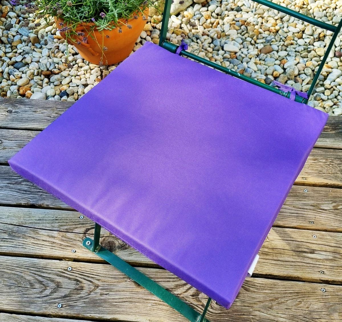 Coen Bakker Stuhlkissen 4x Outdoor Stuhlkissen 40x40cm viele Farben Lounge Kissen Wasserfest, Gartenkissen, Robust, Strapazierfähig, Wasserfest, Innen & Außen