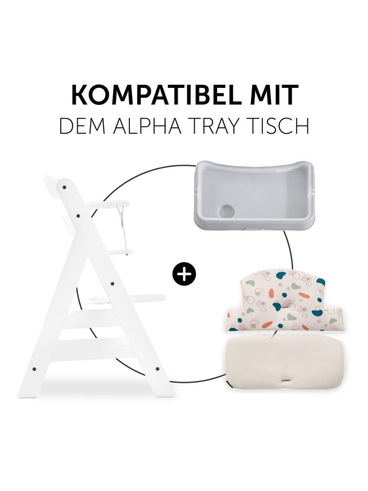 Hauck Sitzkissen / Hochstuhlauflage für Alpha Hochstuhl - in beige,bunt günstig kaufen onesize