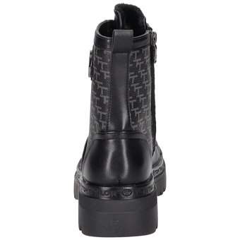 Tom Tailor Schnürstiefelette in schwarz