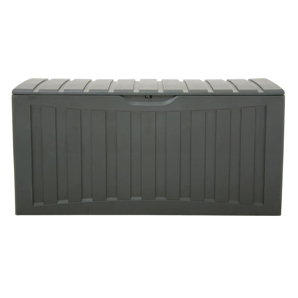 vidaXL Aufbewahrungsbox Truhe Schwarz 118x53x57 cm Polypropylen