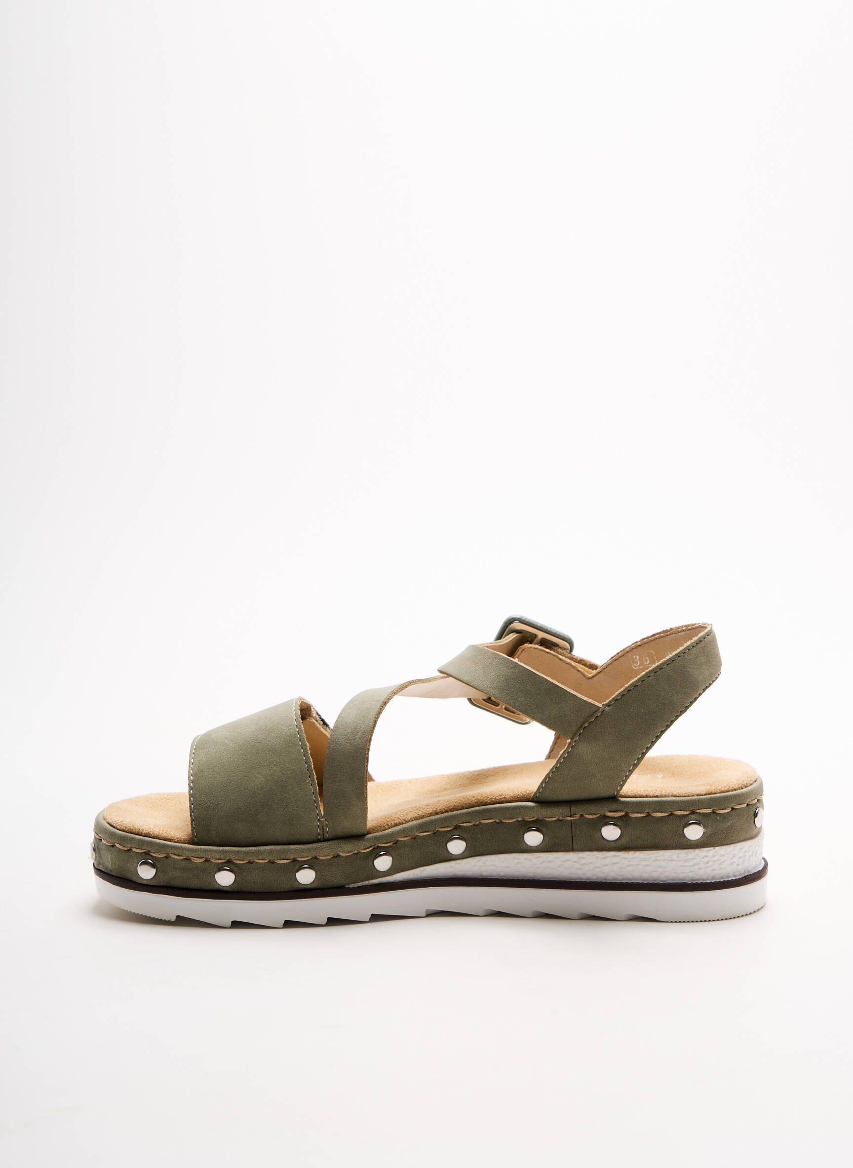 Rieker Sandales Nu Pieds Femme couleur vert