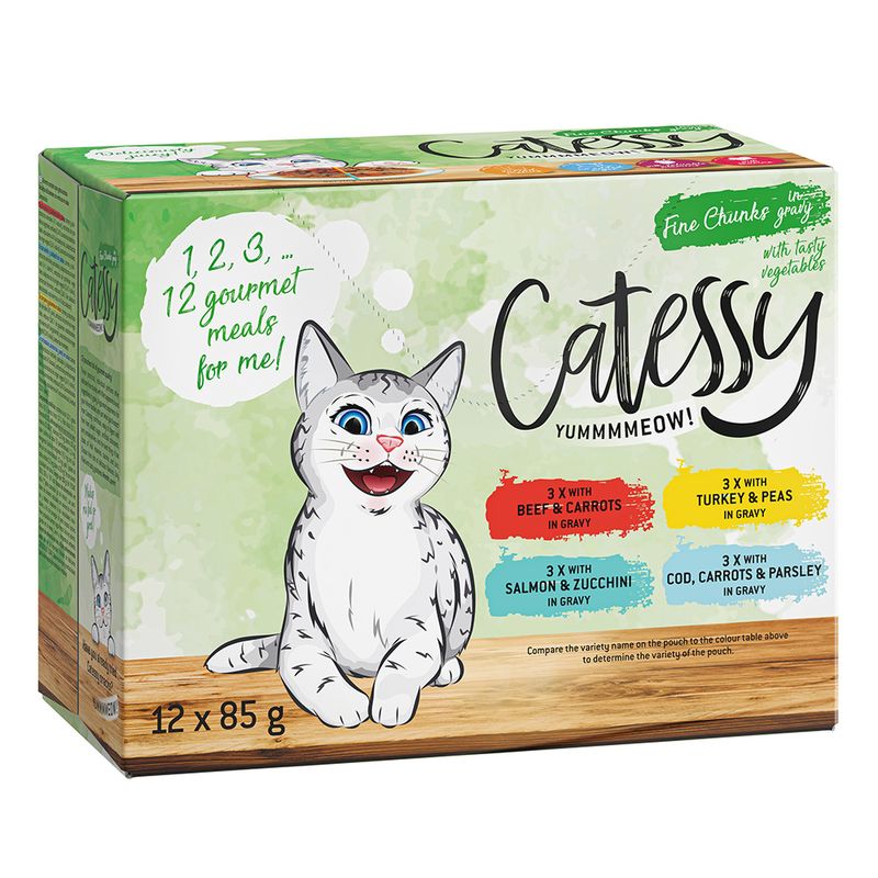 Catessy Delikatess-Häppchen mit Gemüse in Sauce Mix