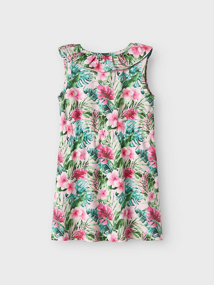 name it Kleid in Grün/ Rosa günstig kaufen