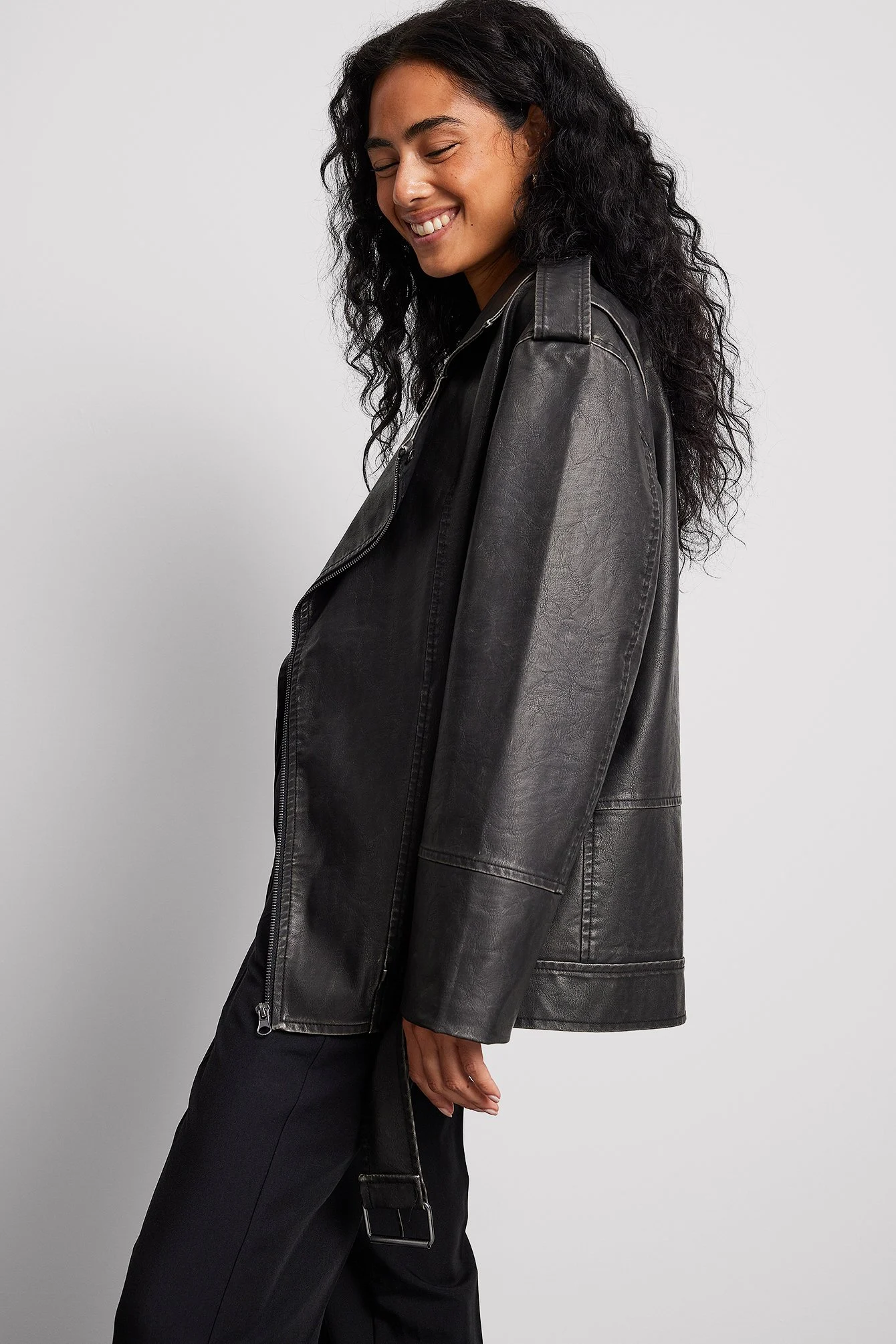 PU Biker Jacke