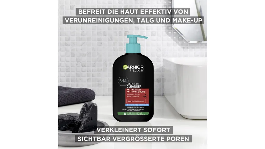 Garnier Hautklar Carbon Cleanser 250 ml