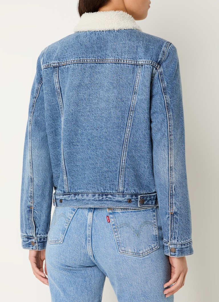 Levi's Original denim jacket with teddy lining and side pockets