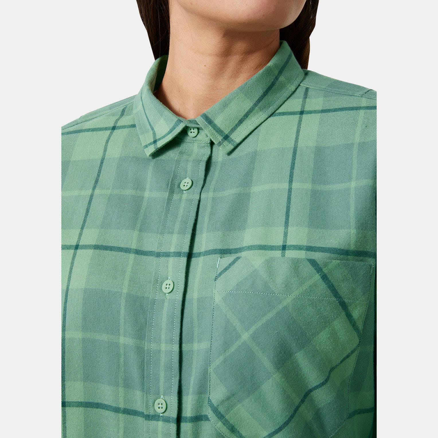 Women's Lokka Organic Flannel Long Sleeve Shirt