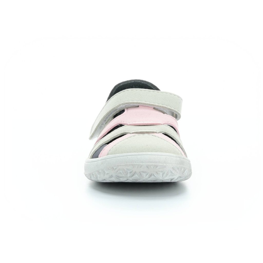 Jonap Kelly Grau-Rosa Barfußsandalen
