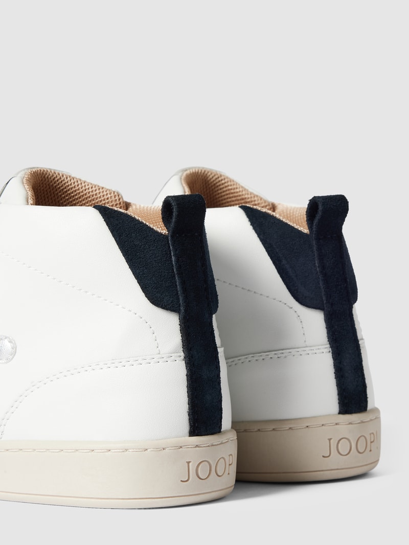 High Top Sneaker mit Label-Detail Modell 'juno strada' in weiß
