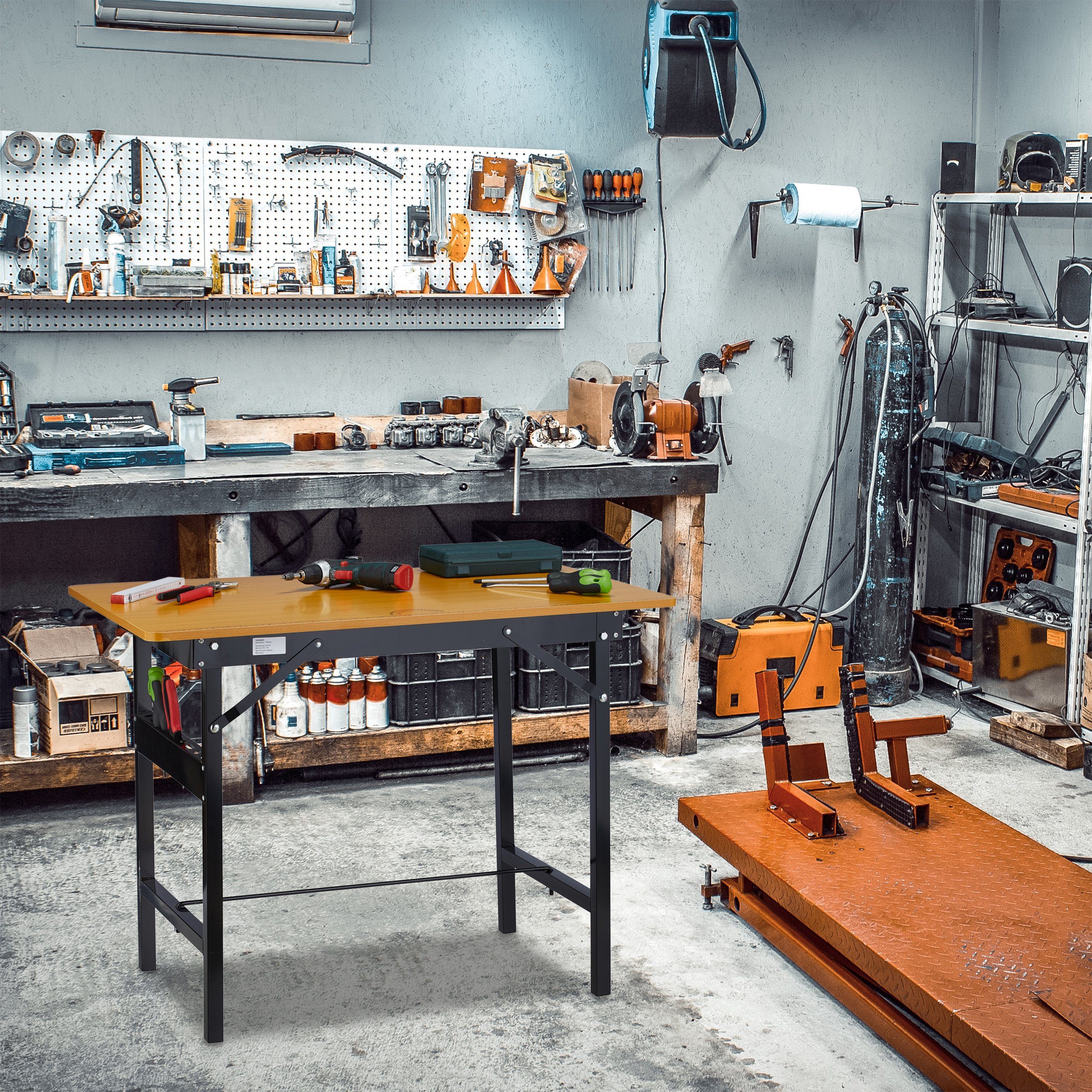 relaxdays Werkbank Klappbare Werkbank