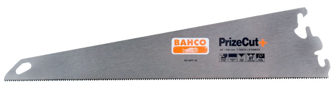 Bahco EX-NPP-22 PrizeCut™ sågblad, för BHS-handtag, för kap- och justeringsarbeten, 7/8 TPI, 22