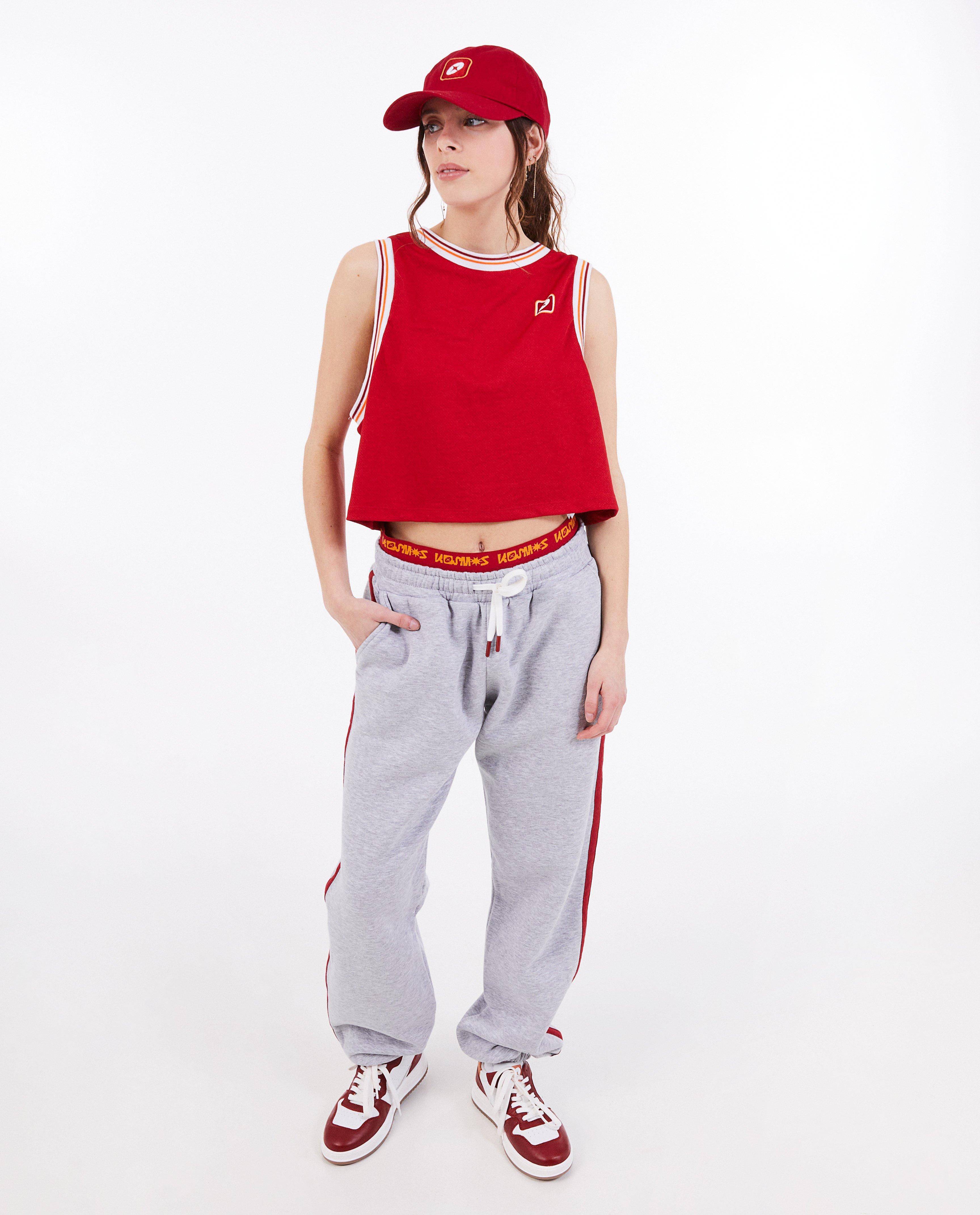 Top sport fără mâneci Milo, XS-XL roșu