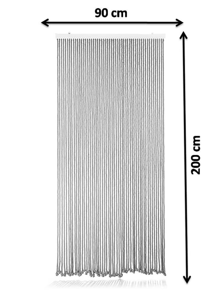 kobolo Vorhang LIVINGSTRAND in Grau günstig kaufen onesize