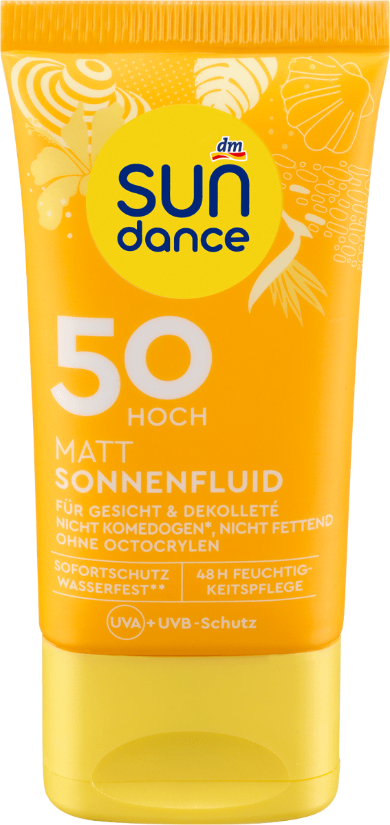 Sonnenfluid Gesicht mattierend LSF 50, 50 ml