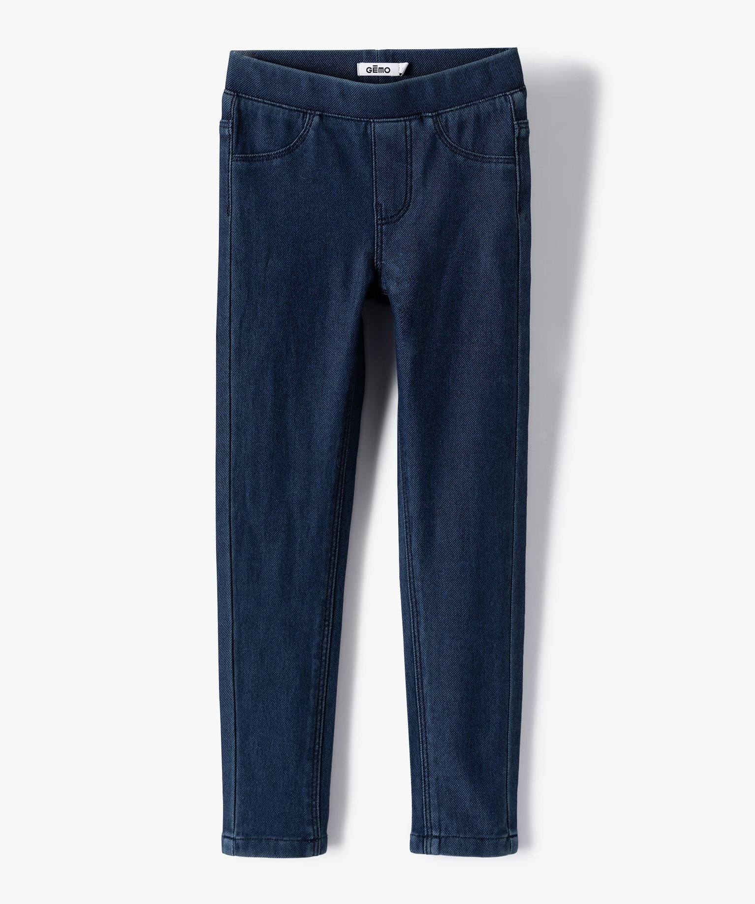 Jegging fille en maille très extensible stone | GEMO