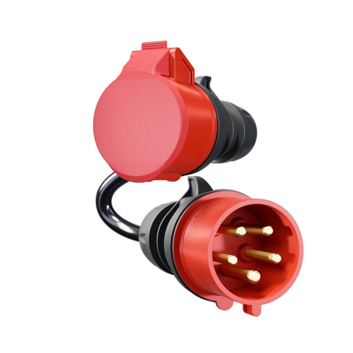 go-e Elektroauto-Ladestation Adapter Gemini flex 11 kW auf CEE rot 32 A, 3, 1-St.